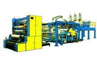 Three Layers co-extruded cast stretching film unit